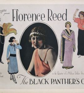 BLACK PANTHER'S CUB, THE (1921) Half sheet poster