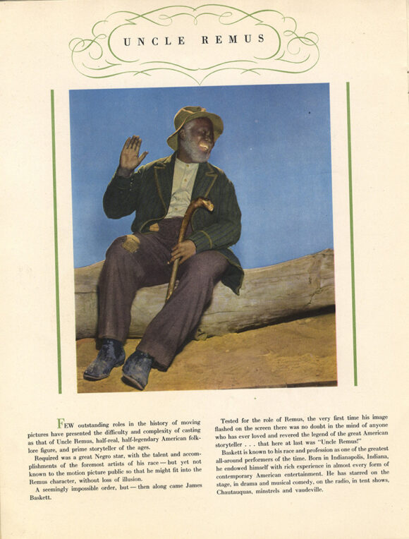 SONG OF THE SOUTH (1946) Souvenir book