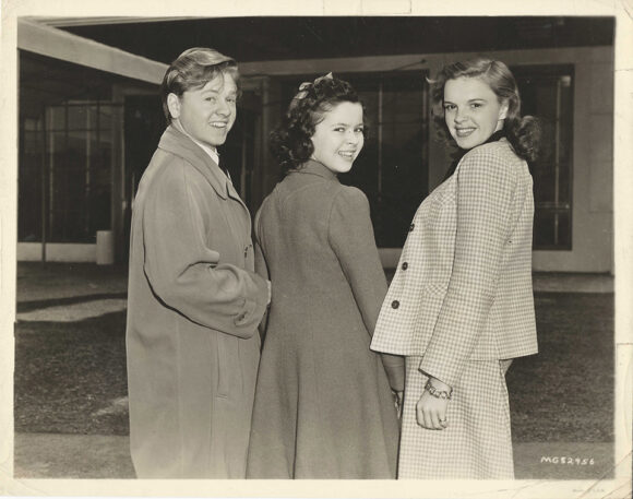 JUDY GARLAND, MICKEY ROONEY, SHIRLEY TEMPLE at MGM (1941)