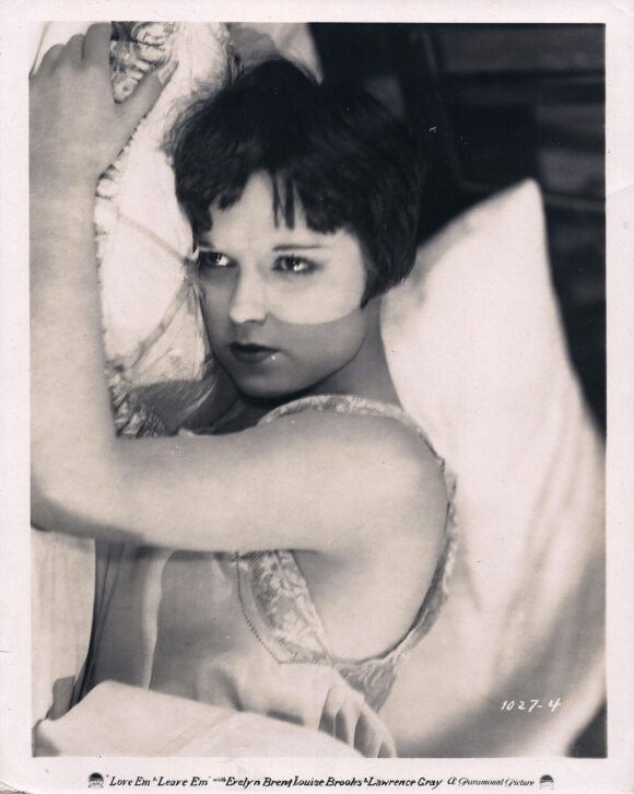 LOUISE BROOKS IN BED FOR LOVE ‘EM AND LEAVE ‘EM (1926)