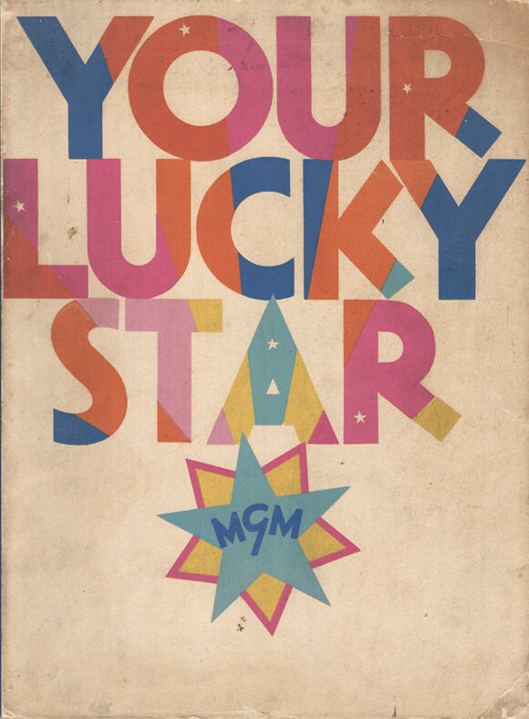 YOUR LUCKY STAR (1930-31 MGM) Exhibitor book