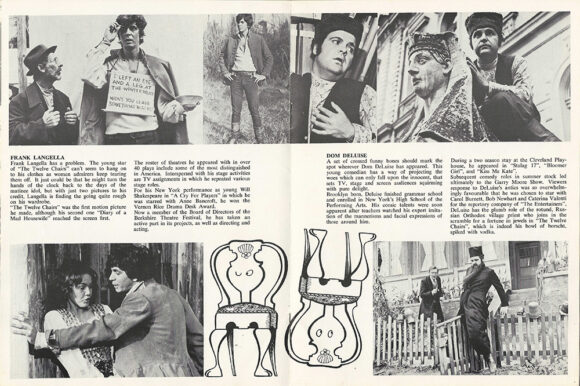 TWELVE CHAIRS, THE (1970) Australian program - Image 3