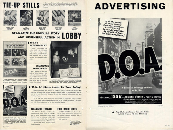 D.O.A. (1950) Pressbook