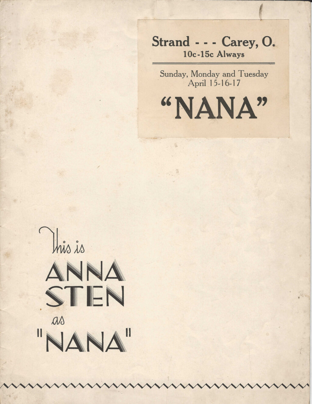 NANA (1934) Promotional book - Image 2