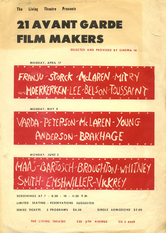 Avant Garde Film Makers (1961 event)