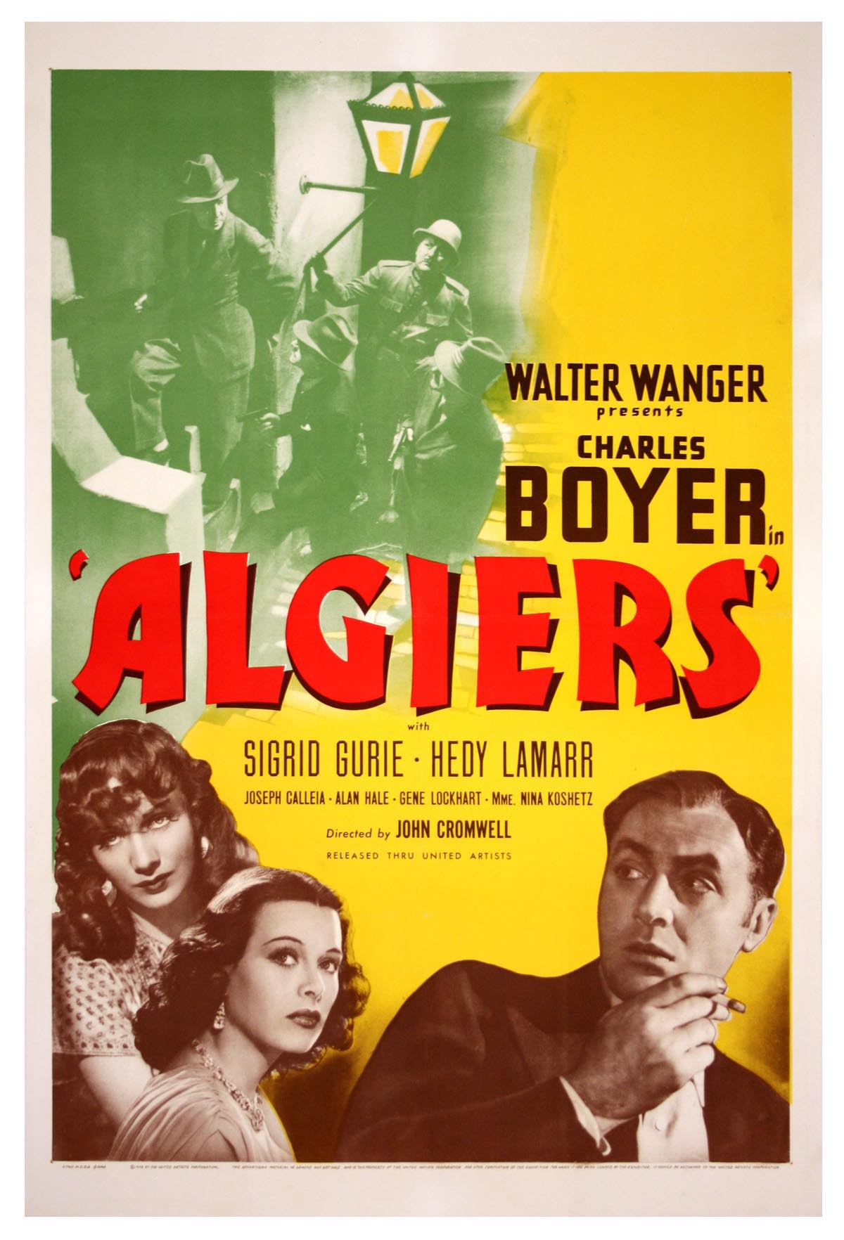 ALGIERS 1938 One sheet poster WalterFilm