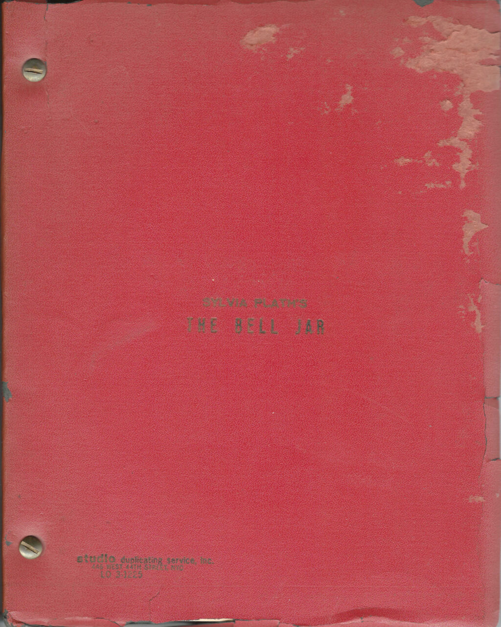 BELL JAR, THE (1979) Original Script