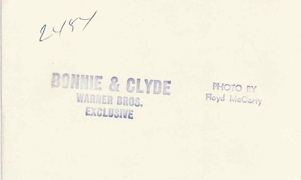 BONNIE AND CLYDE (1967) / FAYE DUNAWAY BY FLOYD MCCARTY