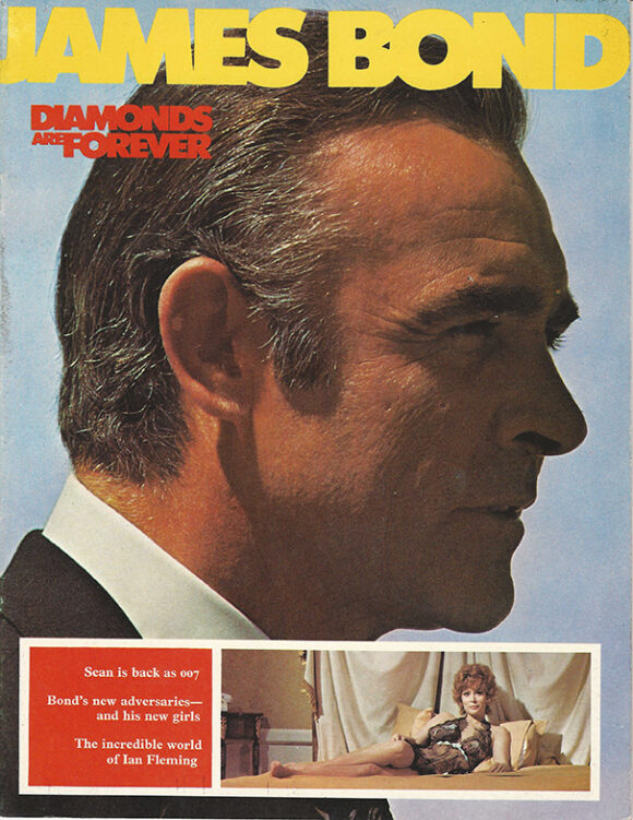 JAMES BOND DIAMONDS ARE FOREVER BRITISH SOUVENIR BOOK (1971)