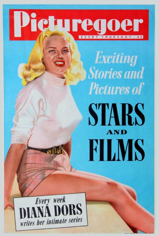 DIANA DORS | PICTUREGOER (ca. 1955) British poster