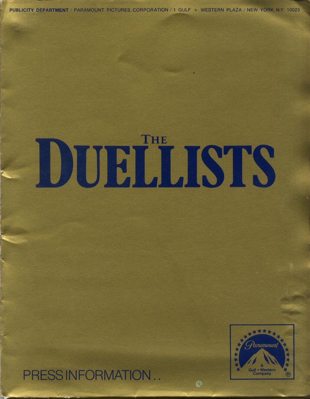 DUELLISTS, THE (1977)