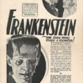 FRANKENSTEIN ORIGINAL TEAR SHEET (1931)