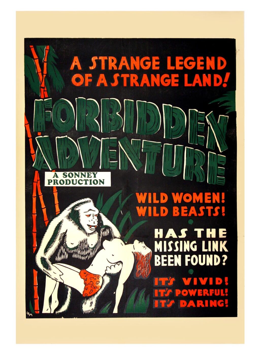 FORBIDDEN ADVENTURE (ca. 1937)