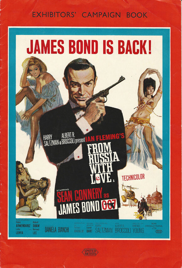 JAMES BOND FROM RUSSIA WITH LOVE BRITISH CAMPAIGN BOOK (1963)