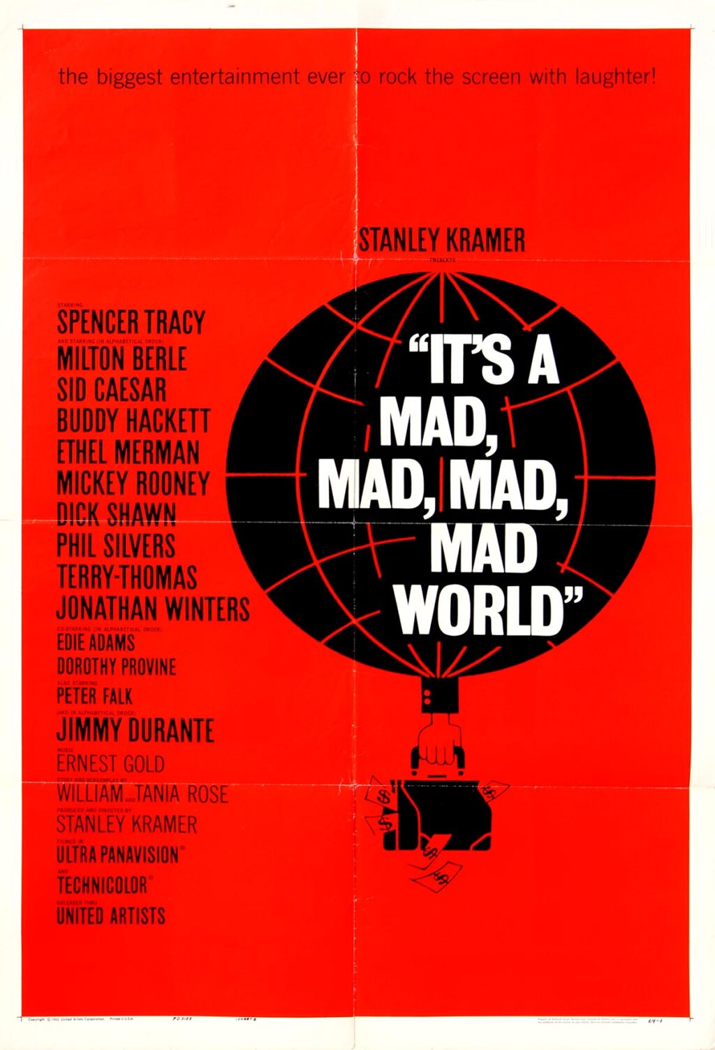 IT'S A MAD, MAD, MAD, MAD WORLD / ART BY SAUL BASS (1963) - 2