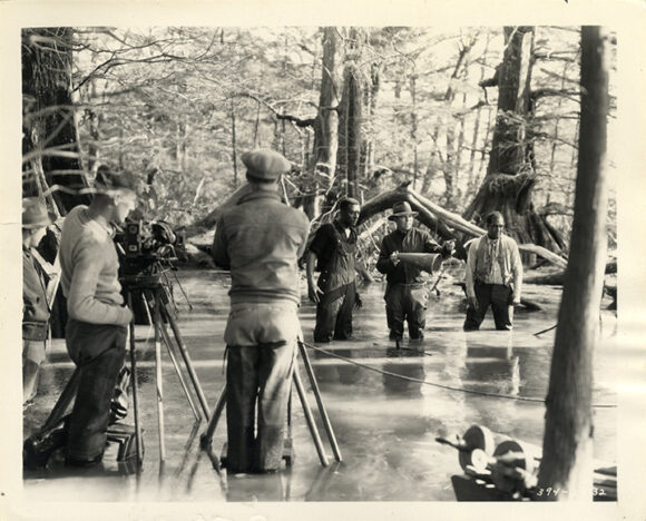 KING VIDOR DIRECTING HALLELUJAH ON LOCATION (1929)