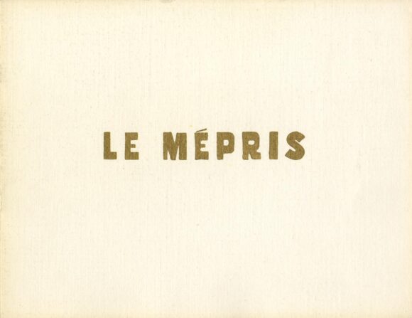 LE MEPRIS [CONTEMPT] (1963)