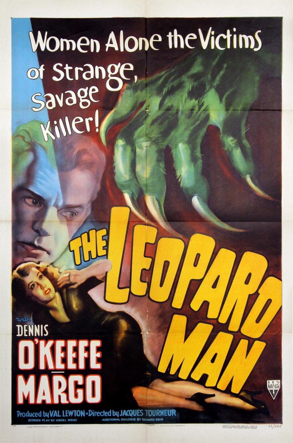 LEOPARD MAN, THE (1943) One sheet poster style A