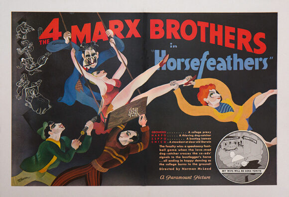 MARX BROTHERS HORSE FEATHERS TRADE AD (1932)