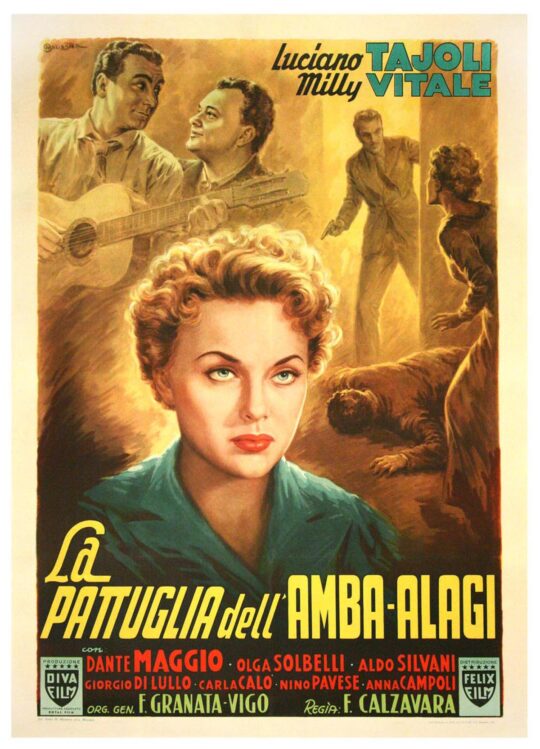 LA PATTUGLIA DELL'AMBA ALAGI (1953) Italian due foglio poster by Anselmo Ballester