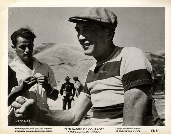 RED BADGE OF COURAGE/JOHN HUSTON ON SET (1950)