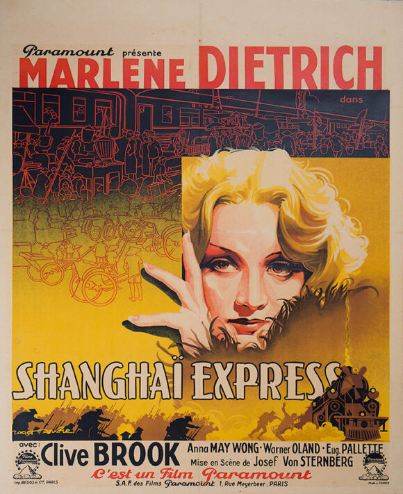 SHANGHAI EXPRESS (1932) Belgian poster