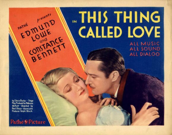 THIS THING CALLED LOVE (1929)