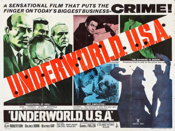 UNDERWORLD U.S.A. (1960) UK quad poster