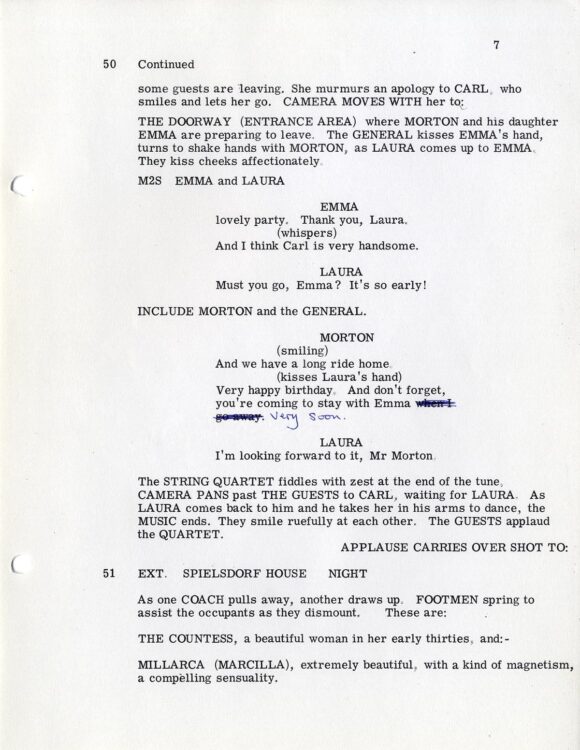 VAMPIRE LOVERS, THE (1970) Screenplay by Tudor Gates 15th Dec, 1969