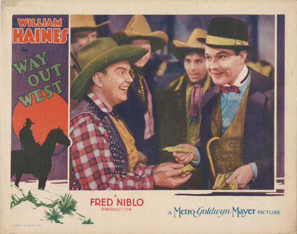 WAY OUT WEST WITH WILLIAM HAINES (1930)