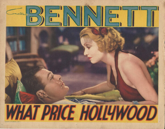 WHAT PRICE HOLLYWOOD CONSTANCE BENNETT LOBBY CARD (1932)