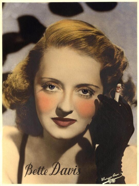 BETTE DAVIS (ca. 1938) Special French promotional poster