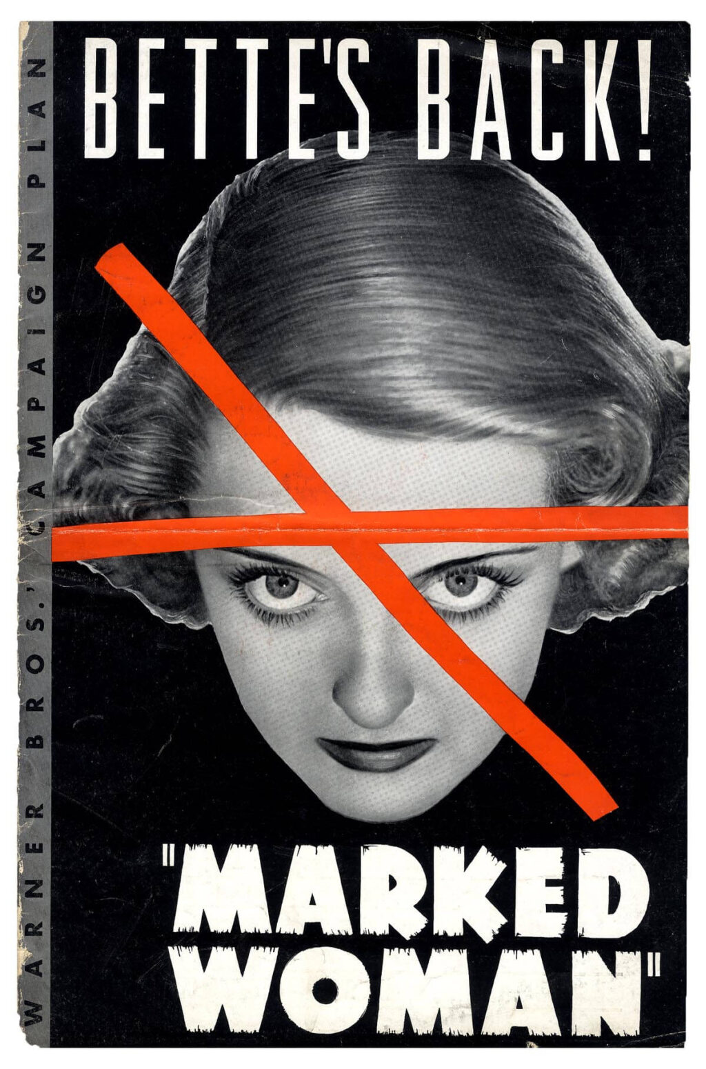 BETTE DAVIS IN MARKED WOMAN / PRESSBOOK (1937)