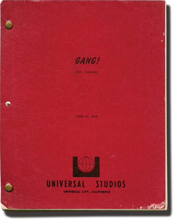 WALK PROUD [working title: GANG!] (1979) Three variant film scripts - Image 3