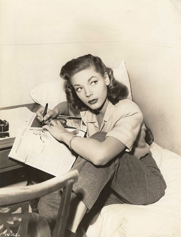 LAUREN BACALL | THE BIG SLEEP (1946) BTS photo