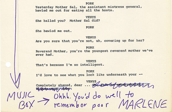 ANDY WARHOL'S PORK (1971) Script - Image 7