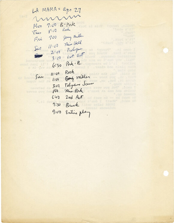 ANDY WARHOL'S PORK (1971) Script - Image 2