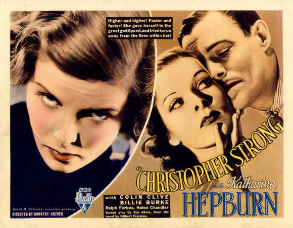 CHRISTOPHER STRONG (1933) Title lobby card