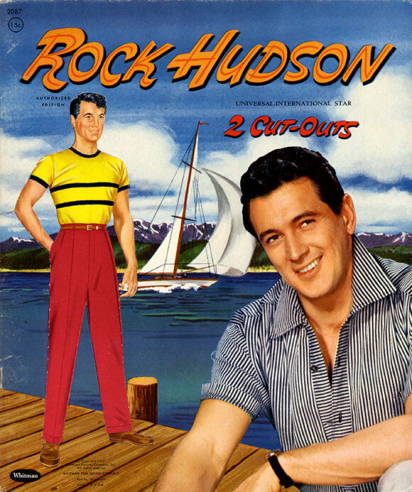 ROCK HUDSON UNIVERSAL-INTERNATIONAL STAR 2 CUT-OUTS [PAPER DOLL BOOK]