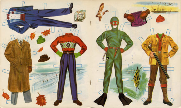 ROCK HUDSON UNIVERSAL-INTERNATIONAL STAR 2 CUT-OUTS [PAPER DOLL BOOK] - Image 3