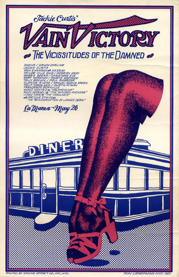 VAIN VICTORY: THE VICISSITUDES OF THE DAMNED (1971) Theatre poster