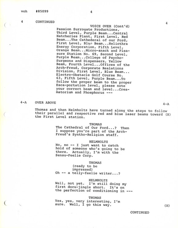 BRAVE NEW WORLD, Part I & II (1978) Set of 2 revised draft scripts - Image 3