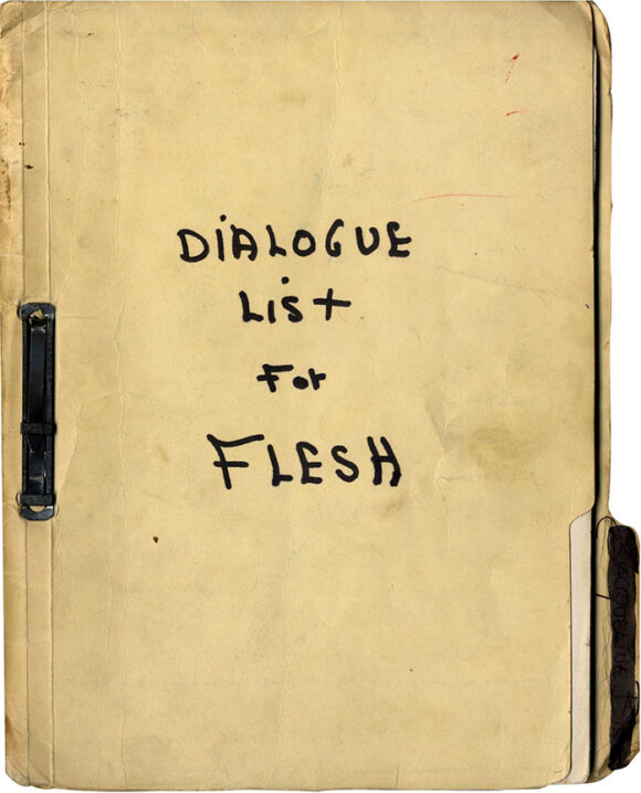 Andy Warhol's FLESH (1968) Dialogue list