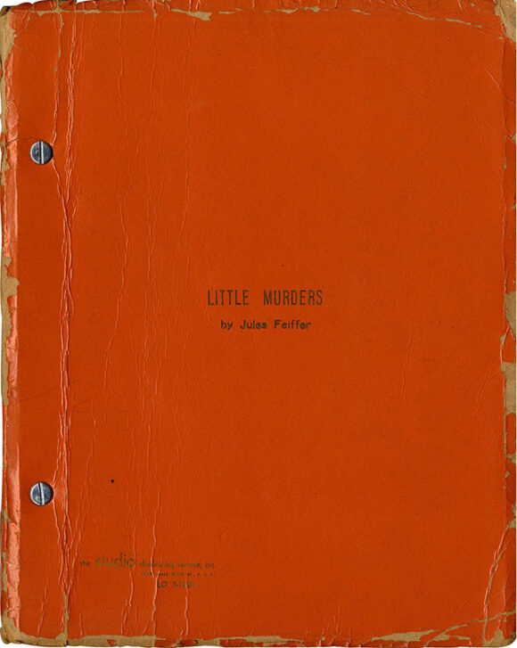 LITTLE MURDERS [ca. 1966] Theatre script by Jules Feiffer