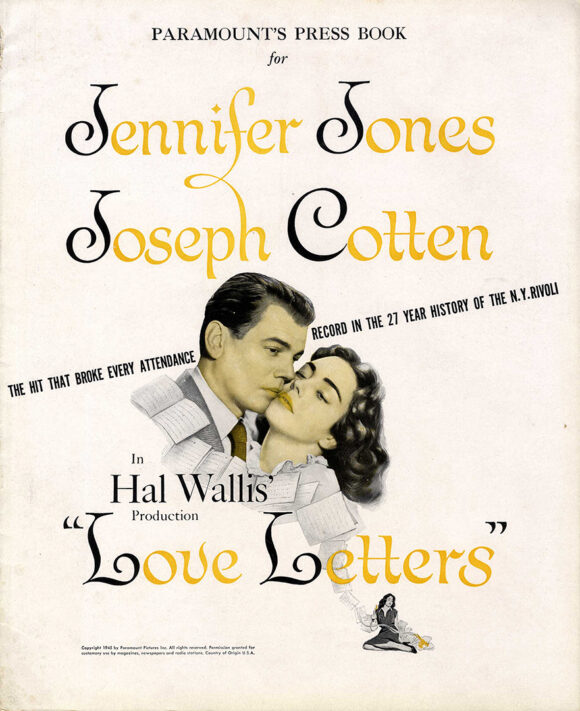 LOVE LETTERS (1945) Pressbook