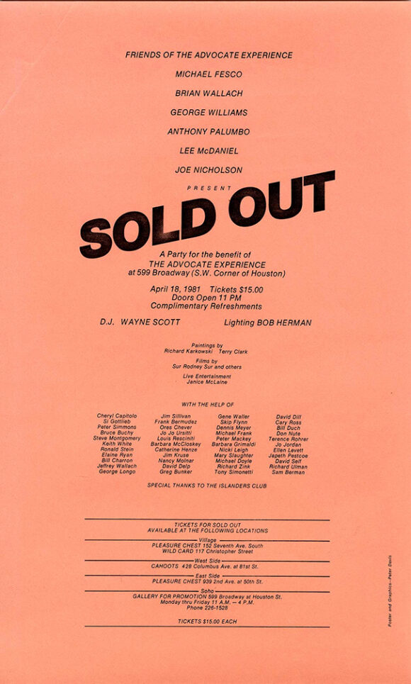 SOLD OUT (1981) - Image 2