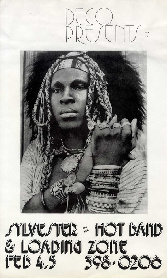 SYLVESTER AND HIS HOT BAND (1971) Promotional flyer