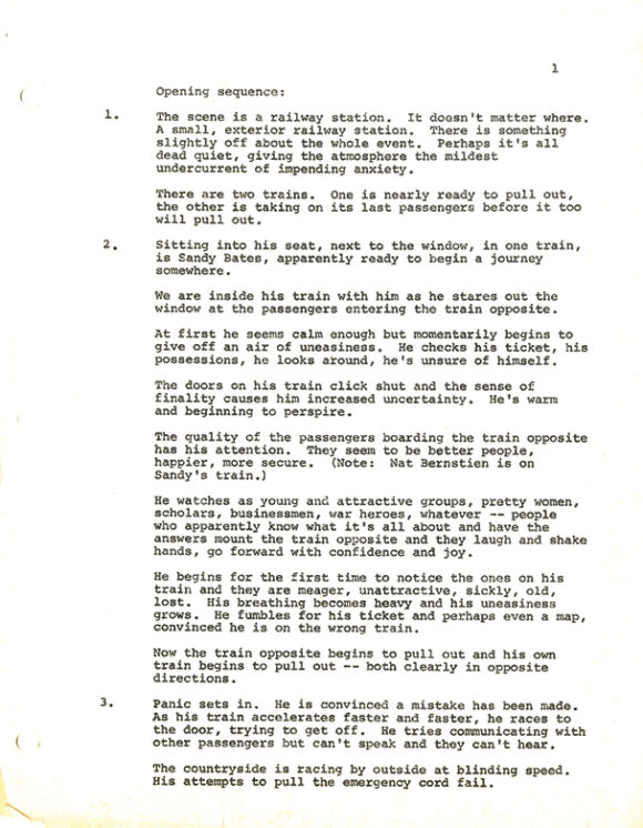 Woody Allen (screenwriter, director) STARDUST MEMORIES [under working title WOODY ALLEN AUTUMN PROJECT] [New York: 1979]. Vintage original film script.