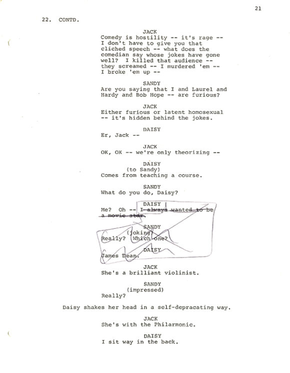 Woody Allen (screenwriter, director) STARDUST MEMORIES [under working title WOODY ALLEN AUTUMN PROJECT] [New York: 1979]. Vintage original film script.