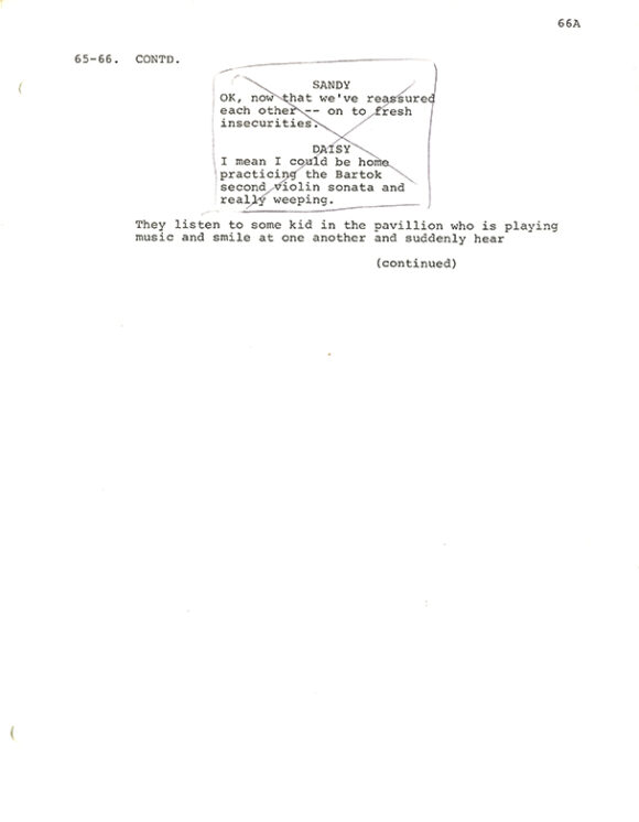 Woody Allen (screenwriter, director) STARDUST MEMORIES [under working title WOODY ALLEN AUTUMN PROJECT] [New York: 1979]. Vintage original film script.